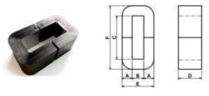 Nanocrystalline C cores dimensions