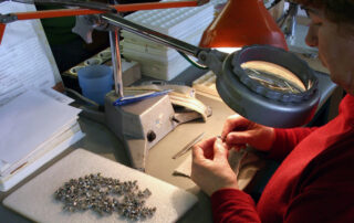 TI-Electronic magnetic head production picture